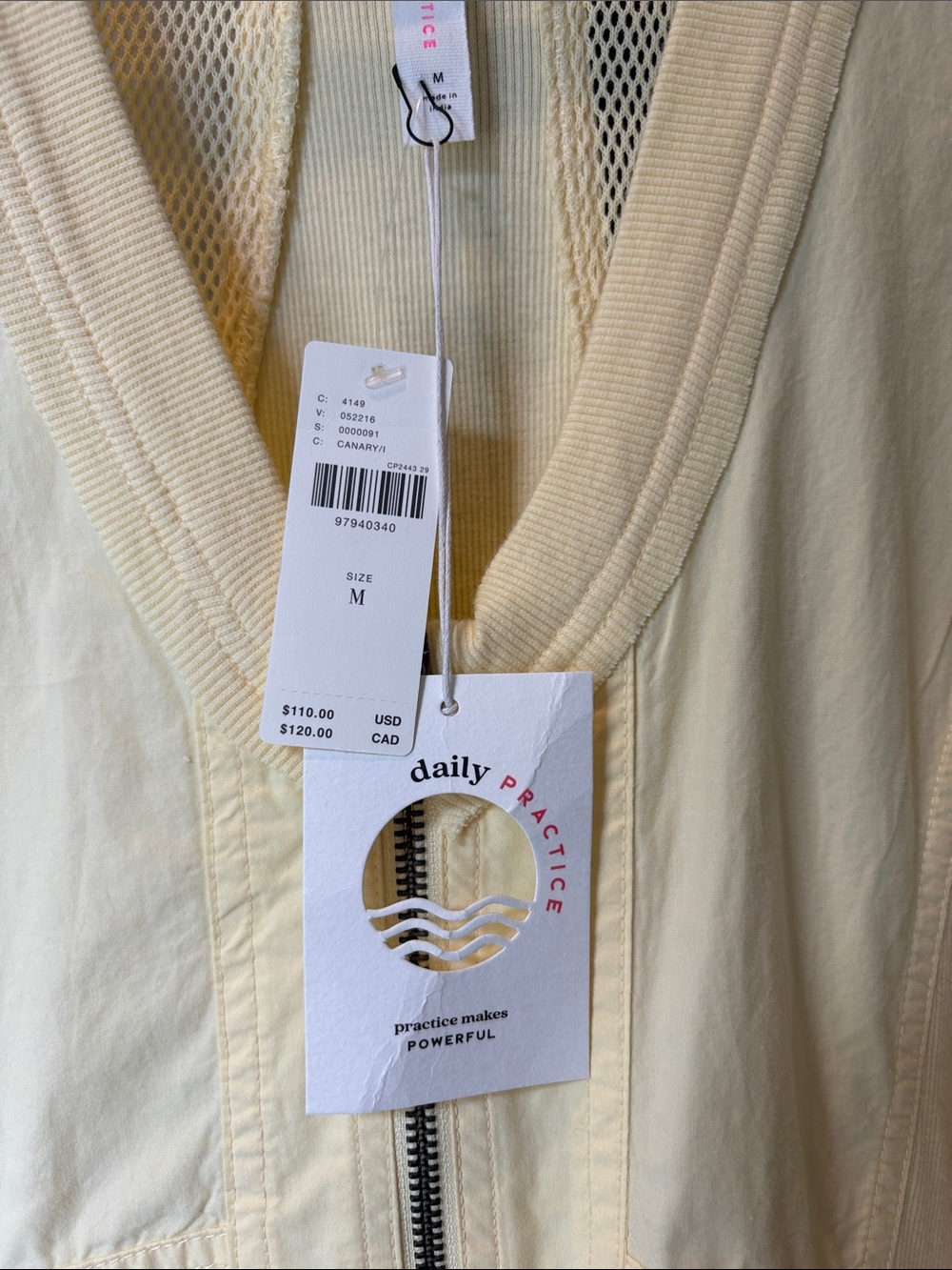 NWT Daily Practice Utility Dress Anthropologie - yellow - Picture 3 of 4